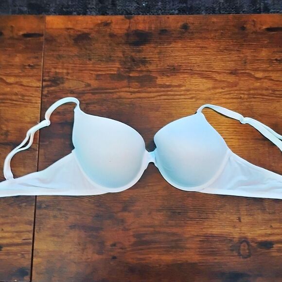 white underwire bra with adjustable - Picture 1 of 7